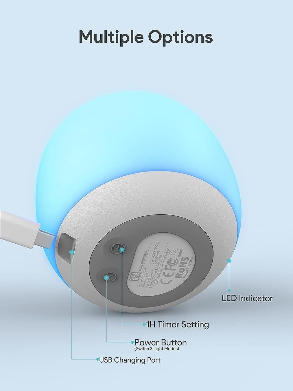 Lampes: LED Nachtlicht Kinder – Neuf avec emballage d'origine à Nuglar par SaleRitter 6