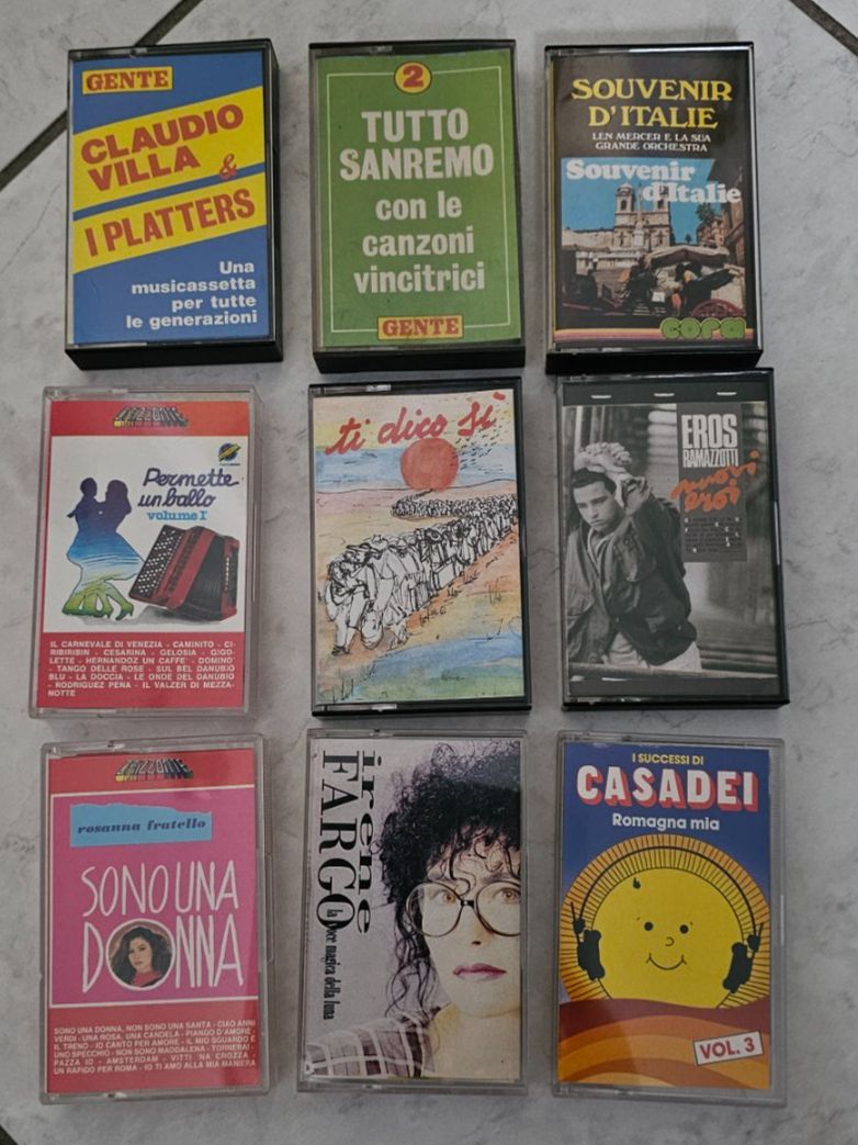 Cassettes audio: 9 MC- Kassetten/ Italo – D'occasion à Geuensee par jes_9xyk