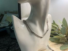 Antikes Collier Sterlingsilber, super Verarbeitung, L 44cm