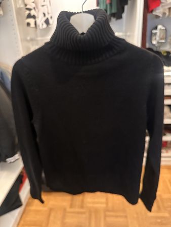 Schwarzer Rollkragenpullover Sfera, ideal für den Winter!