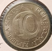 SLOWENIEN - 10 TOLARJEV 2001 - IM MUENZKARTON, VORZUEGLICH