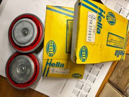2er Set Hella Hupe NOS Signalhorn 56 370 037, 24V,