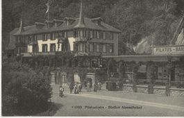 Alpnachstad,Pilatus-Bahn,1911
