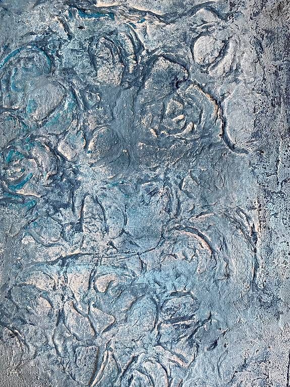 Gemälde: Abstrakt in Blau – Gebraucht aus Rüti ZH von Diana7770 2