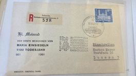 1961 Brief 1100 Todestag HLMeinrad Einsiedeln