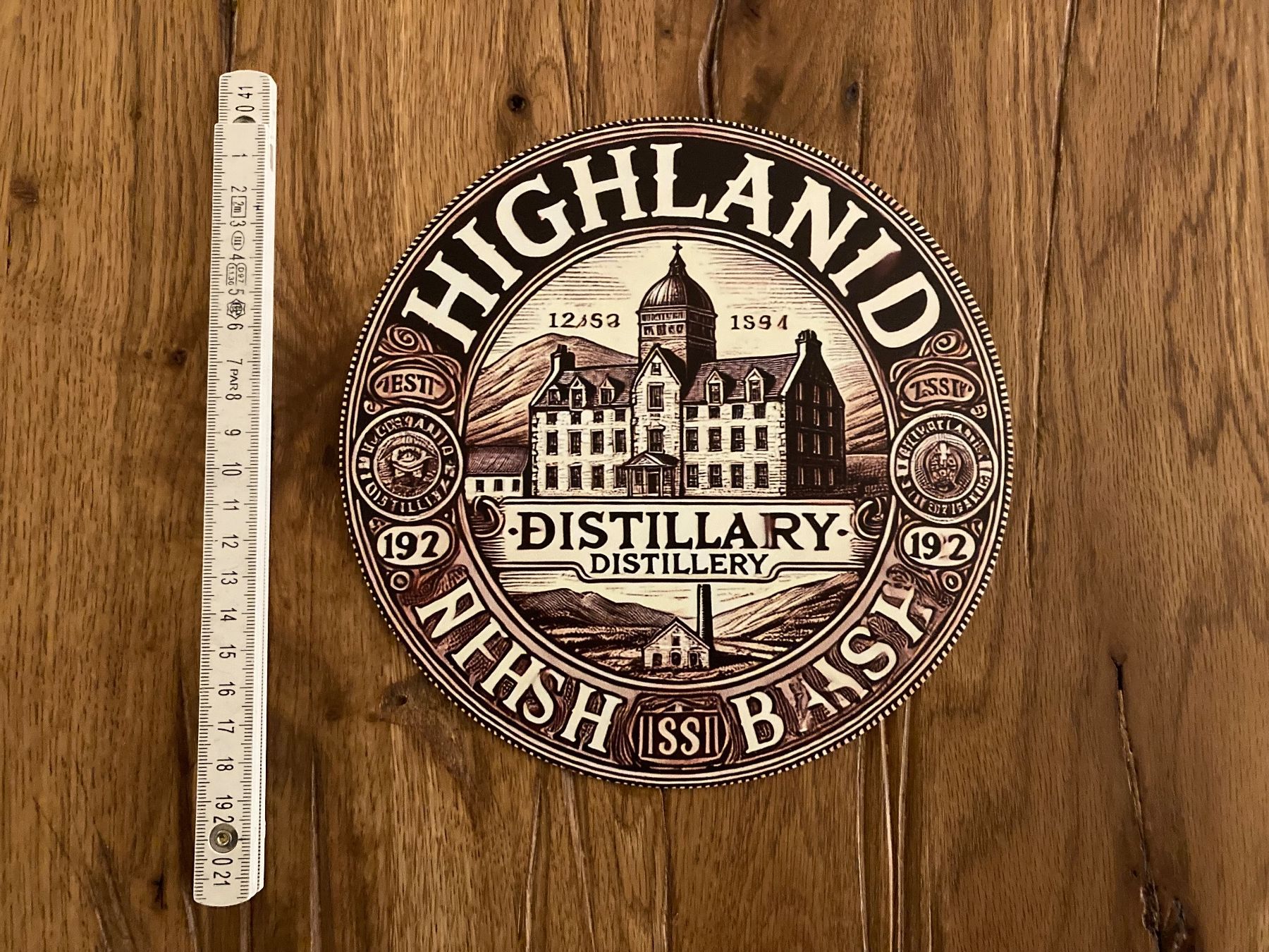 Macallan Spirituosen: Highland Single Malt Whisky - 20 CM - Schönes Schild - neu!! – Neu und originalverpackt aus Bremgarten AG von Eurotiz 1