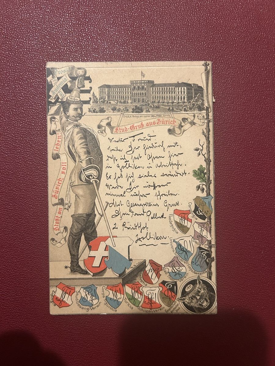 Ansichtskarten: Zürich 1900 – Gebraucht aus Breganzona von Milesbo
