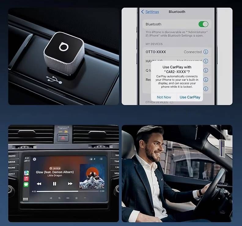 Apple Lecteurs & Adaptateurs: Ottocast Wireless Carplay & Android CP88-T2 Mini – D'occasion à Bottens par sundea 1