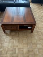 Couchtisch massiv Holz mit Schubladen Gebraucht