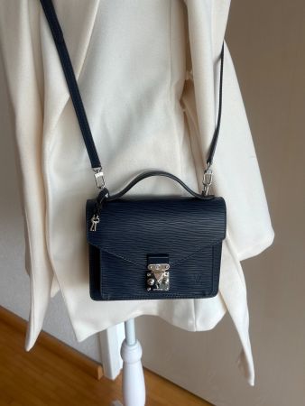 Louis Vuitton Tasche Epi Indigo Monceau BB