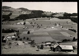 AK Heiterswil /SG, Landschaft mit Bauernhöfen