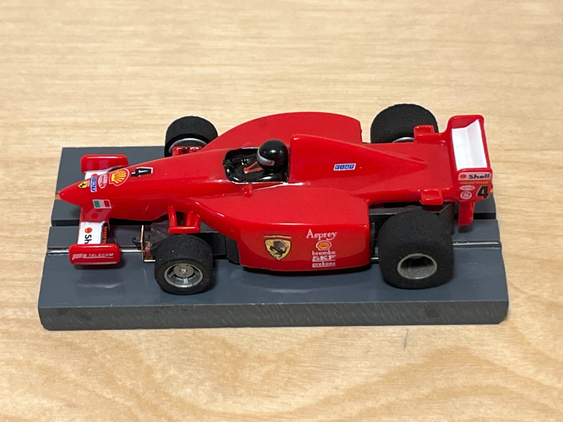 Tyco Piste: Tyco 440x2 Ferrari F1 #4 'Asprey' – Usato da Bülach venduto da h0slotch 1