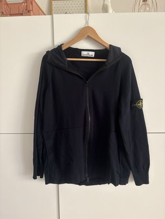 jaquette à capuche Stone Island bleu marine taille XX