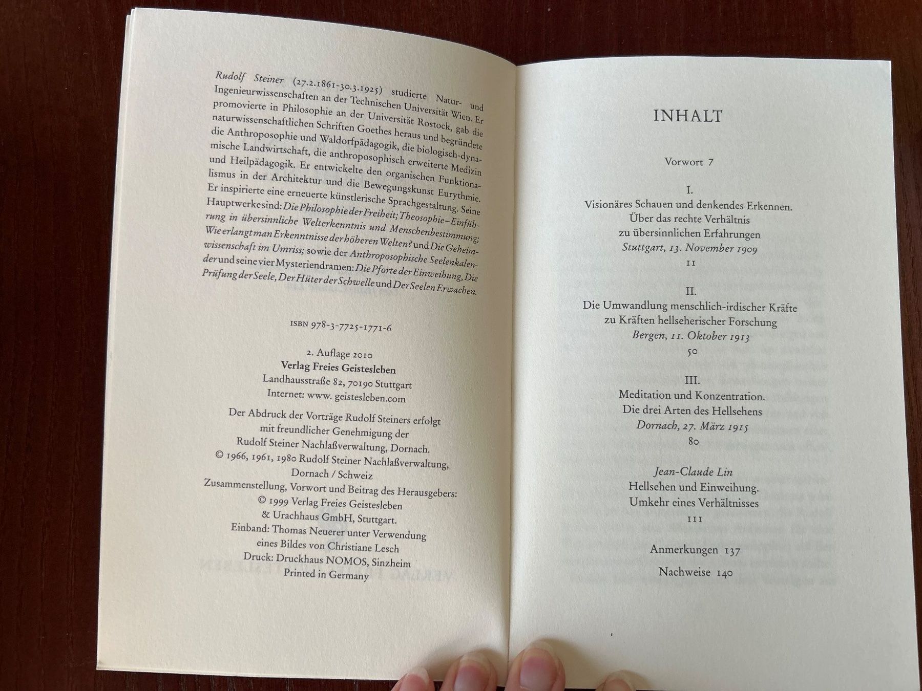 Libri: 3 Bücher von Rudolf Steiner – Usato da Benglen venduto da silversun79 2