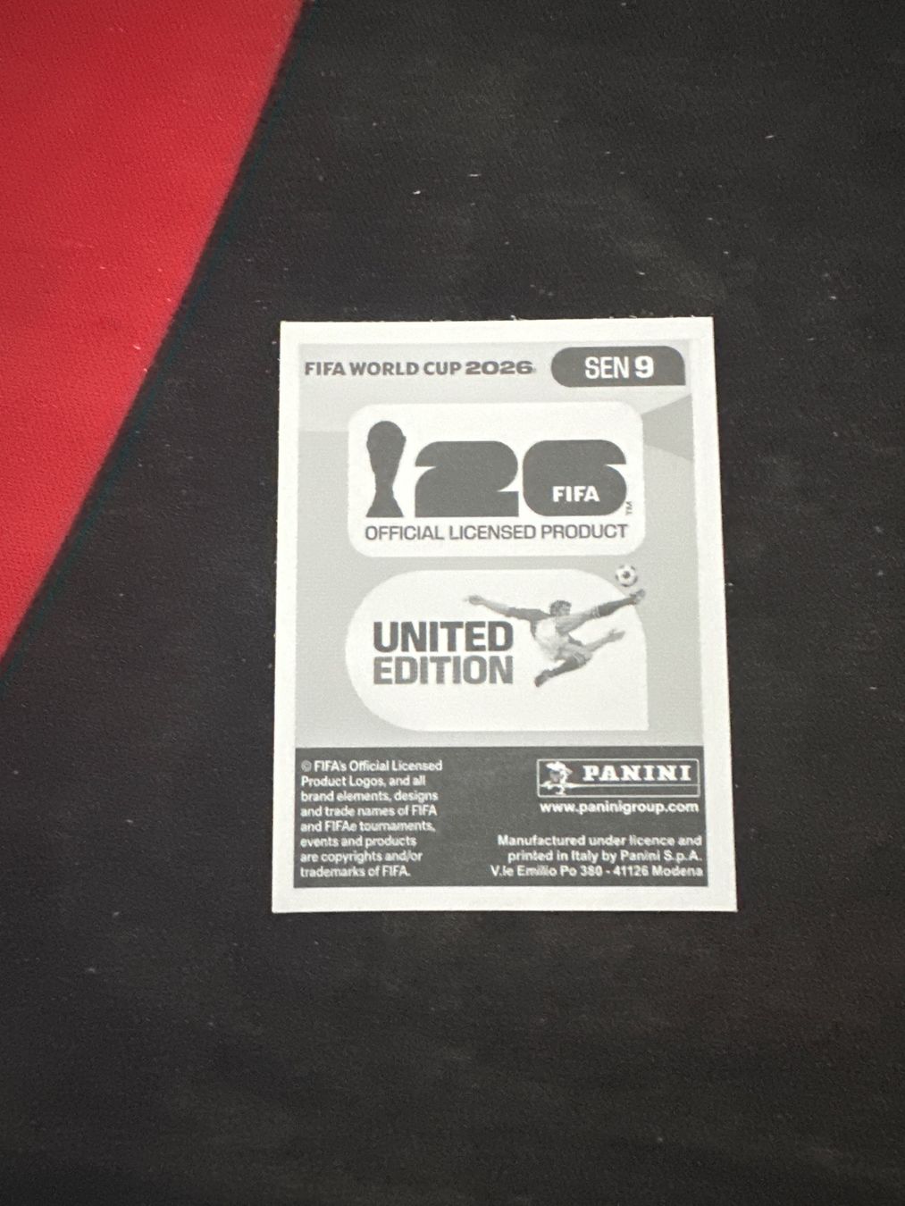 Panini Carte collezionabili: Panini FIFA WM 2026 Sticker - SEN 9 – Usato da Sulz AG venduto da DealWerk 1