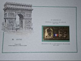 In Memoriam General Charles de Gaulle 1890 - 1970