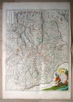 Piemont Kupferstichkarte von Le Rouge 1744