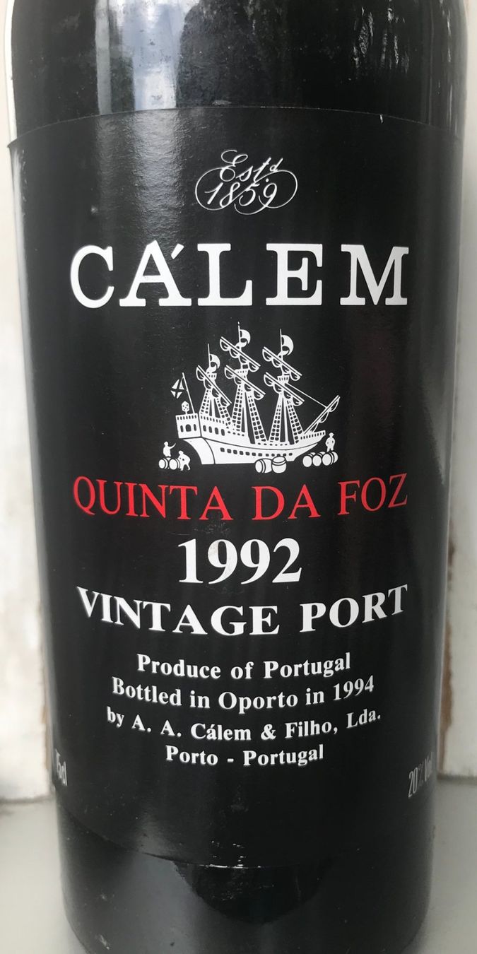 Wein: Porto Calem Quinta da Foz Vintage 1992 – Neu (gemäss Beschreibung) aus Cully von Forninho