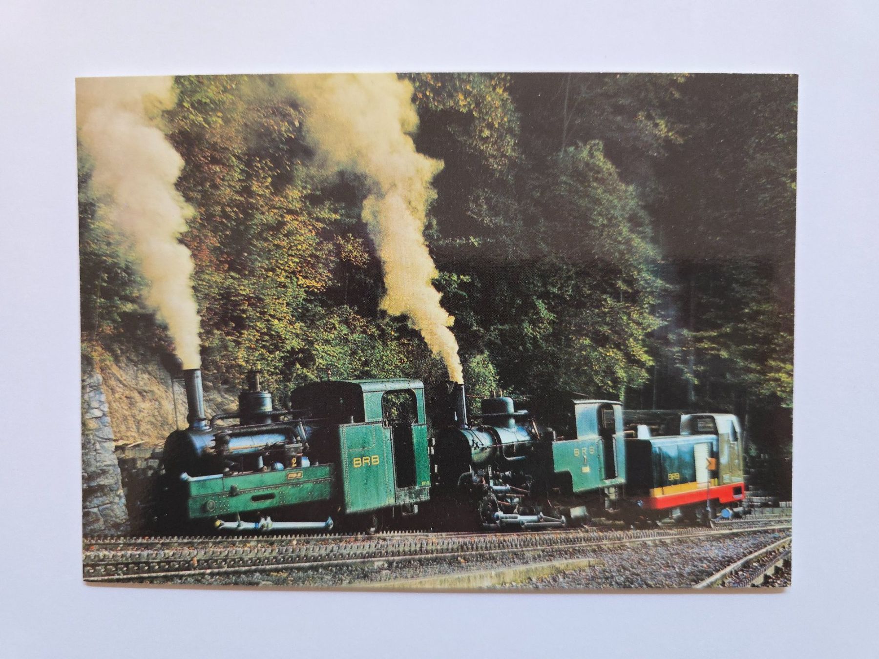 Cartoline postali: AK Bahnen Brienz-Rothorn-Bahn alt – Usato da Dättlikon venduto da Wundertuete_