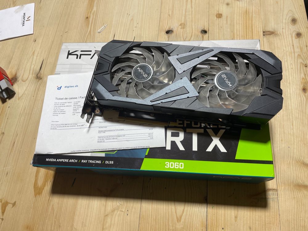 Geforce RTX 3060 KFA2 mit Garantie | Kaufen auf Ricardo