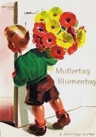 Foto & Immagini: 118_Plakat, Muttertag Blumentag – Usato da Zürich venduto da Simmenf