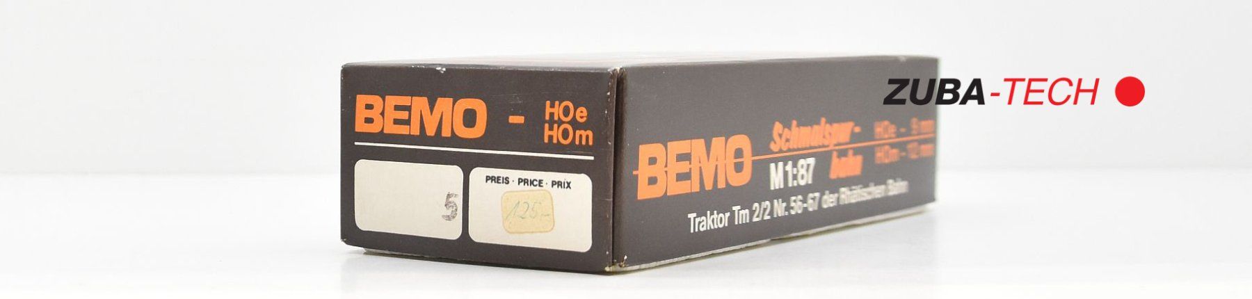 Bemo 1273 122 Rangierlok Tm 2/2 RhB H0m GS Analog mit OVP (Gebraucht ...