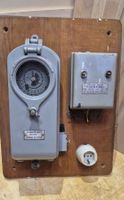 Siemens Schuckert Umschaltuhr Vintage Schalttafel
