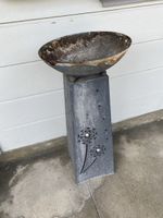 Deko-/Pflanzsäule aus Eisen