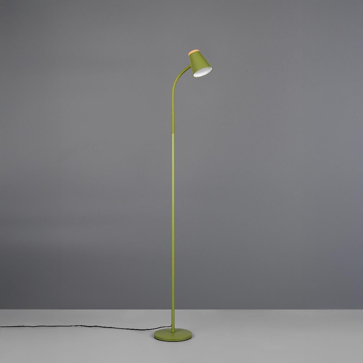 Lampade: LED Stehleuchte, Grün, 145 cm Höhe – Nuovo (secondo la descrizione) da Kreuzlingen venduto da Smart-Light 2