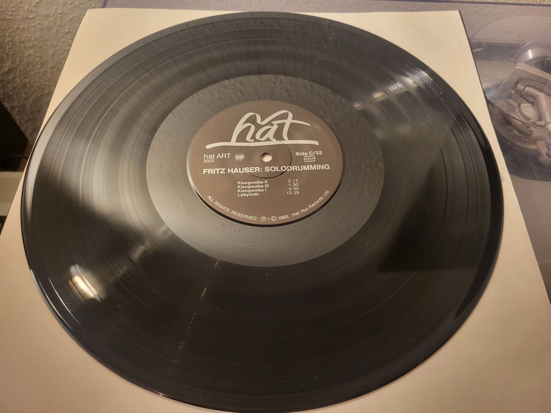 Dischi in vinile: Fritz Hauser – Solodrumming Vinyl 2xLP Box – Usato da Basel venduto da narcisco 5