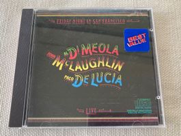 CD, Al Di Meola, Paco De Lucia, Mc Laughlin, Live
