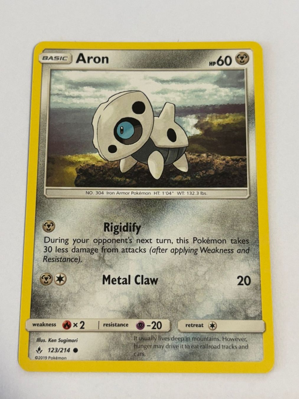 Pokémon Carte collezionabili: Pokemon-Karte Aron 123/214 – Usato da Herisau venduto da Seyashop1