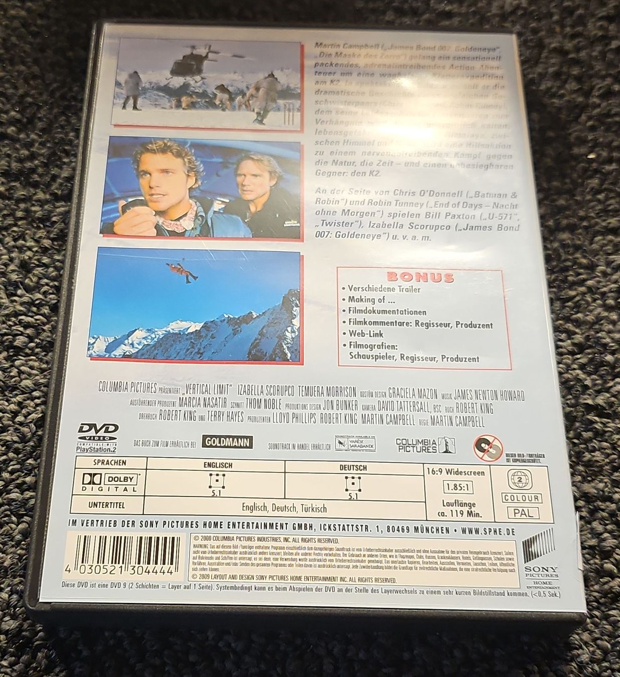 Alle DVDs: Vertical Limit (23652) – Gebraucht aus Ruswil von jan_bxl5 1
