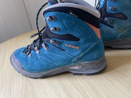 Wanderschuhe Lowa Gore-Tex blau guter Zustand