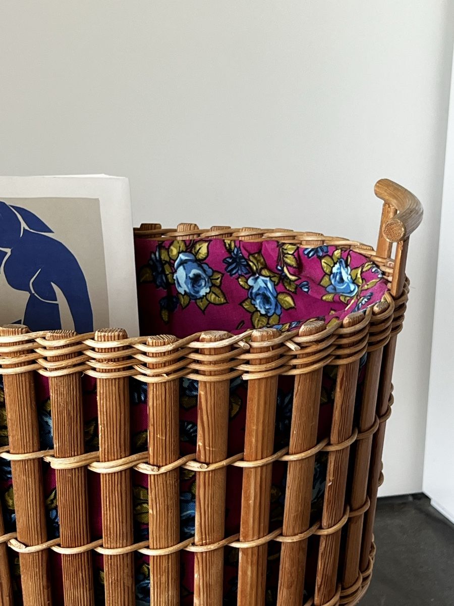Altro per la casa: Vintage Wicker Basket, Mid century Side table – Usato da Oberägeri venduto da Theonose74 2