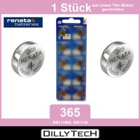 Renata 365 SR1116W Knopfzellenbatterie - 1 Stk.