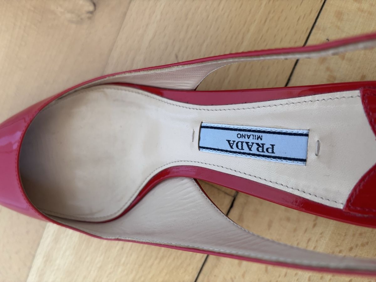 Prada Scarpe da donna: Slingballerina Prada rot – Usato da Basel venduto da FannySt 4