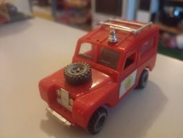 Feuerwehrauto Land Rover rot bespielt Zustand