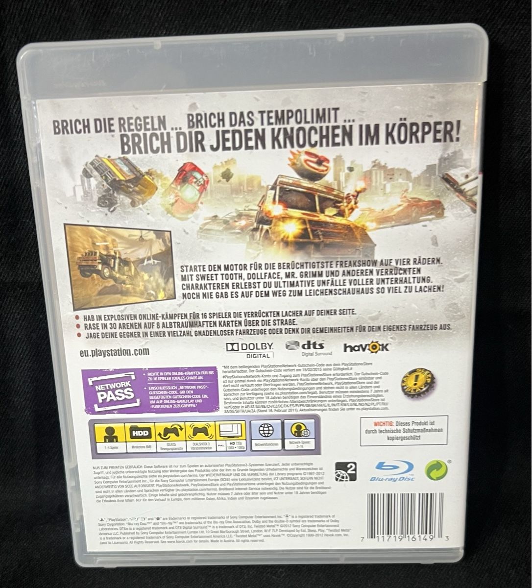 Sony Spiele: PS3 Twisted Metal – Gebraucht aus Opfikon von Luis144 2