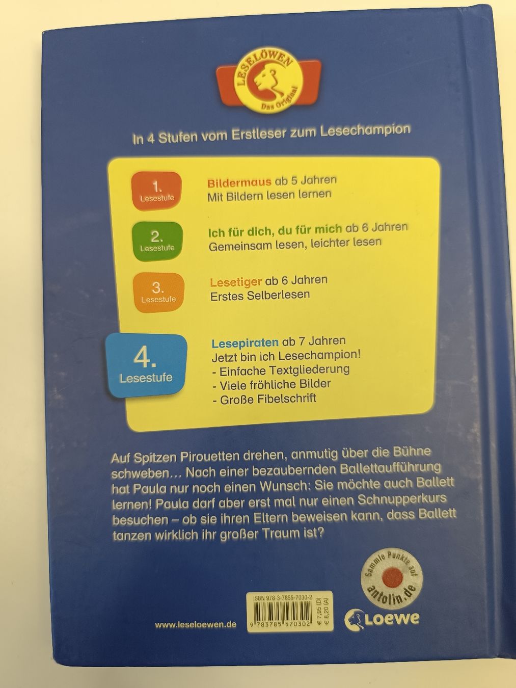 Libri: Paula lernt Ballett – Usato da Ehrendingen venduto da Cheronimo2 1