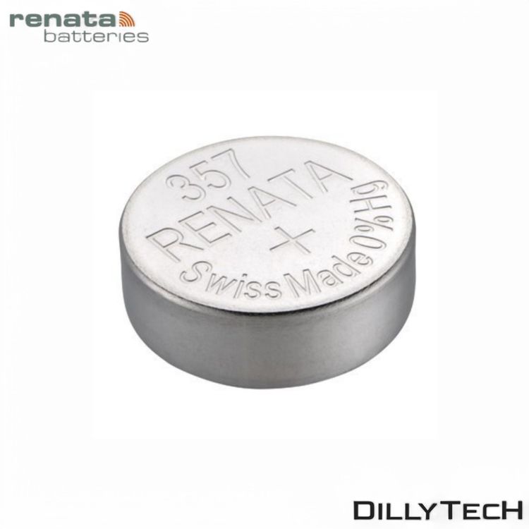 Caricatori & Batterie: Renata 357 Box, SR1154 Knopfzellenbatterie - 1 Stk. – Nuovo e nell'imballaggio originale da Erlenbach ZH venduto da dillytech.ch 1