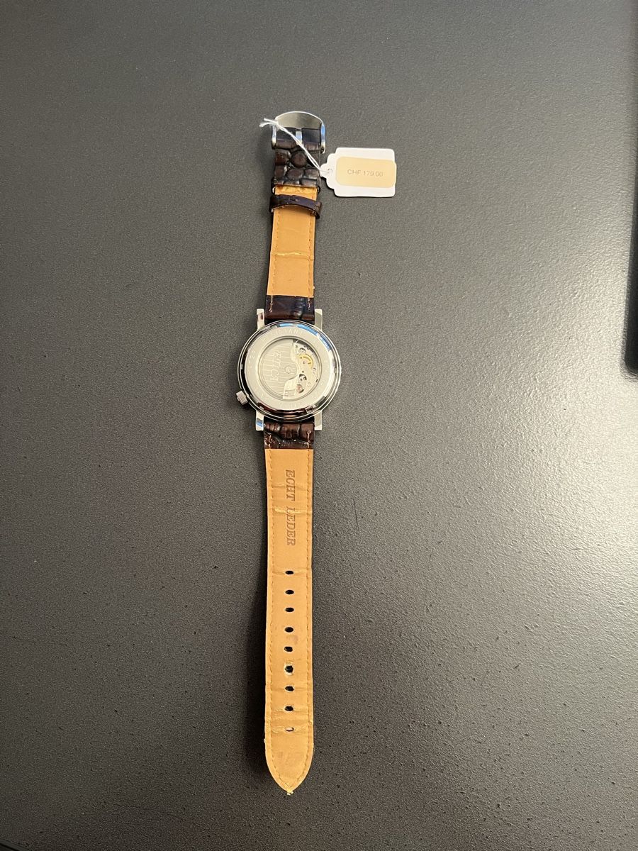 Orologi: Automatikuhr mit Lederband – Nuovo (secondo la descrizione) da Beckenried venduto da Beggo51 1