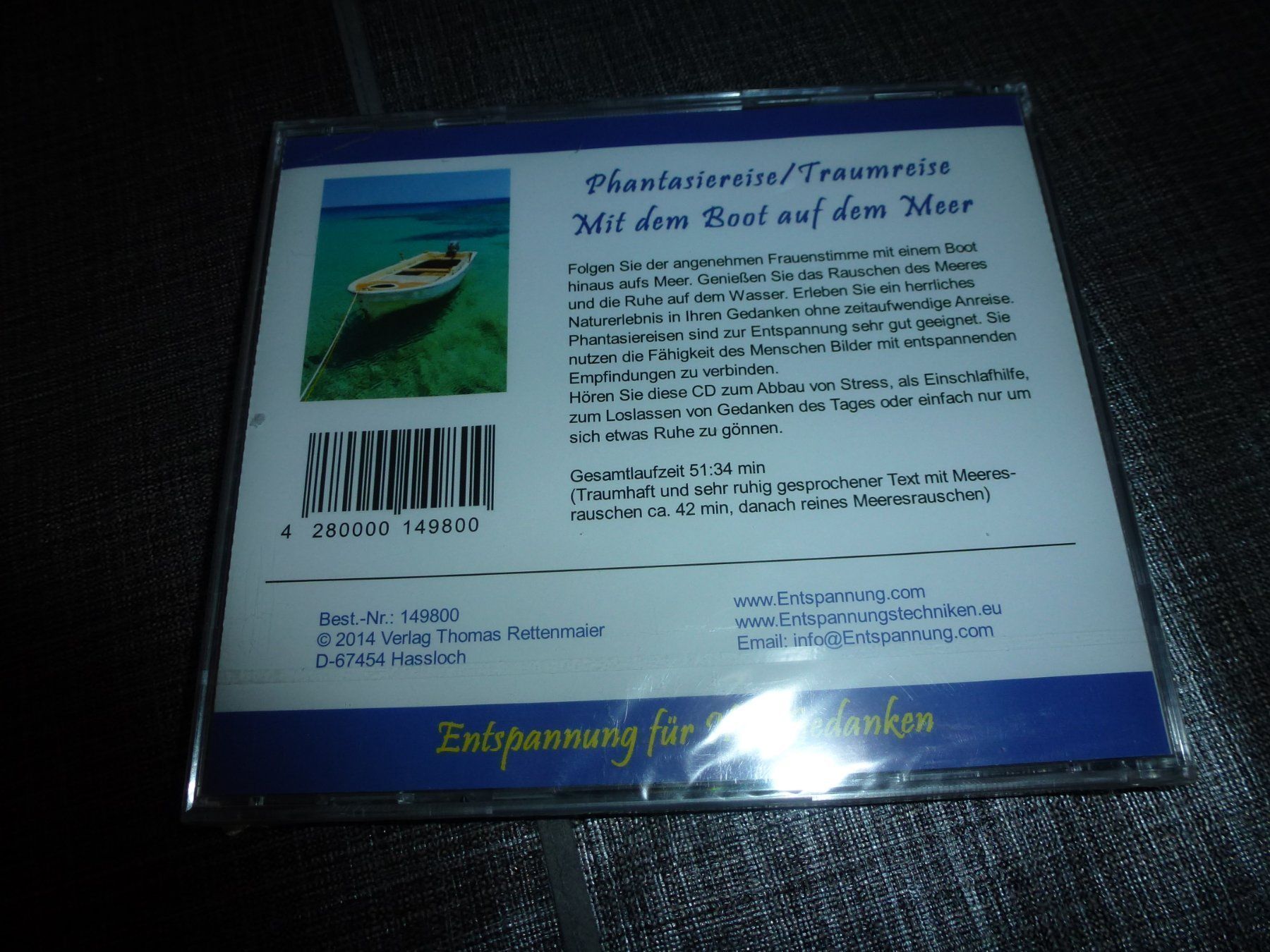 CD: Traumreise - Mit dem Boot auf dem Meer CD NEUWARE – Nuovo e nell'imballaggio originale da Olten venduto da Disc-Ausverkauf 1