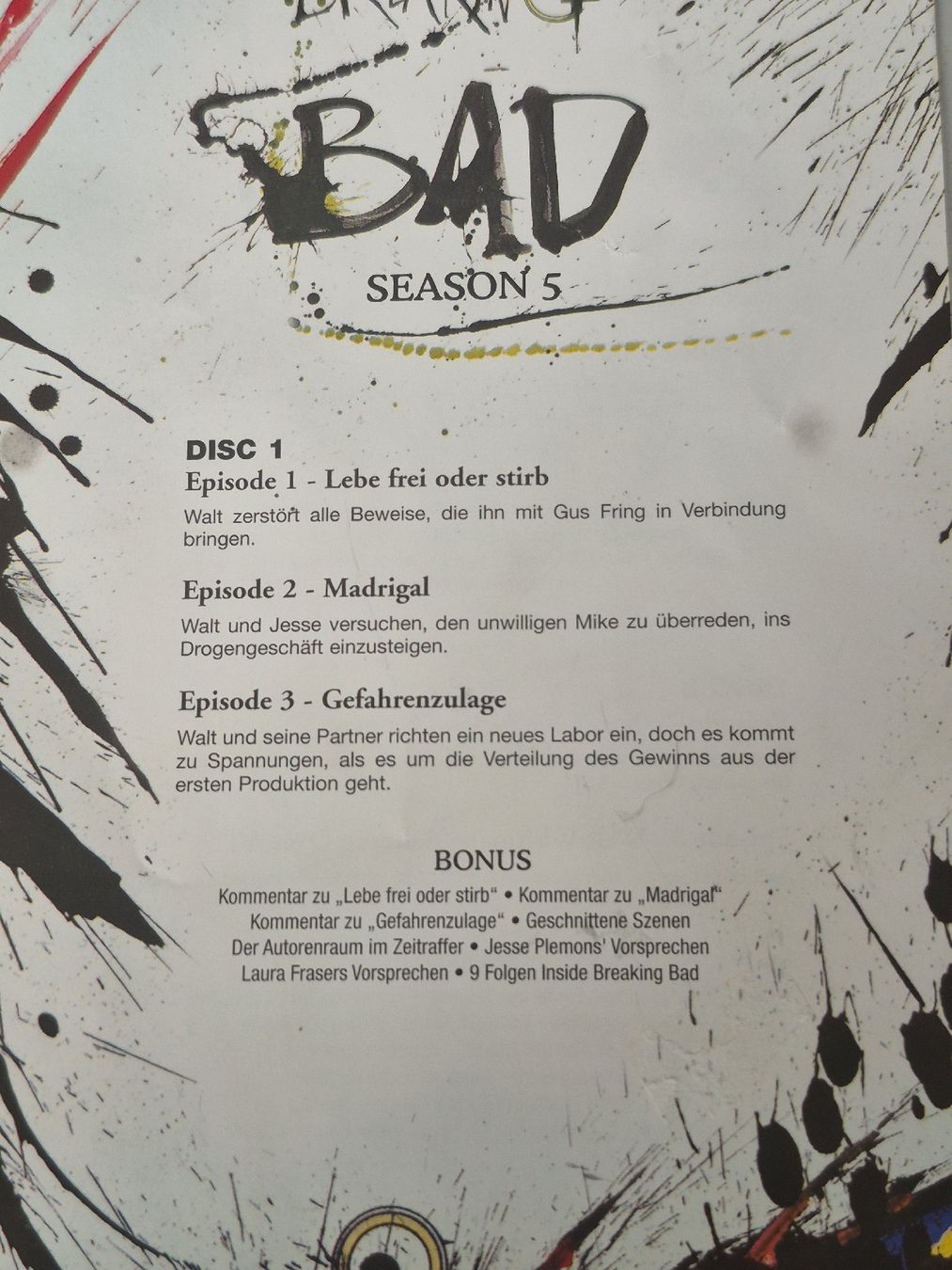 Tutti i DVDs: Breaking Bad Season 5 DVD Steelbox – Usato da Oberembrach venduto da Kady638 2