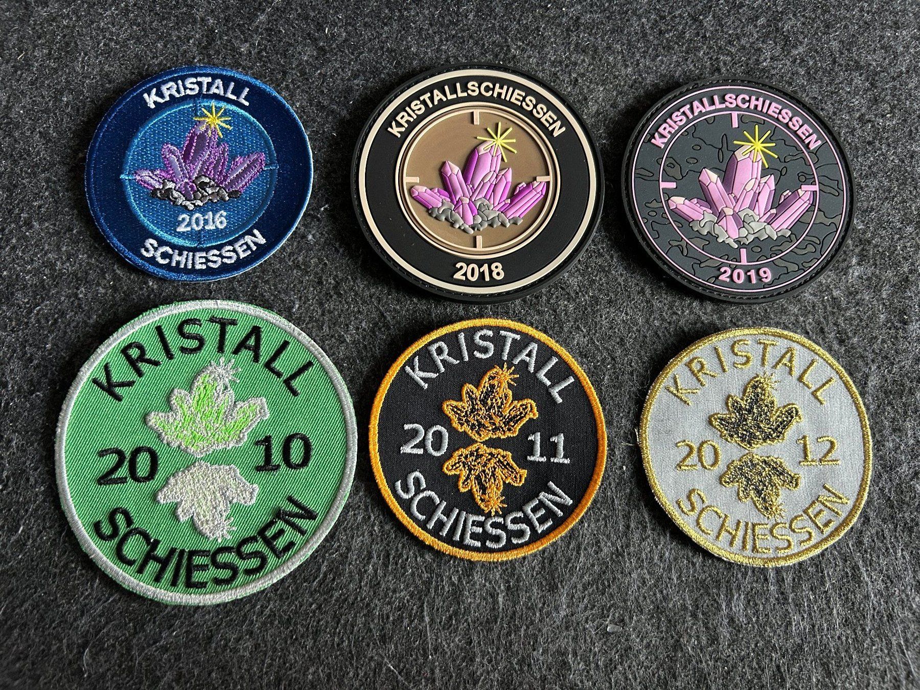 Placchette & Badge: Konvolut Patches Kristall-Schiessen – Usato da Berikon venduto da DGC-1995