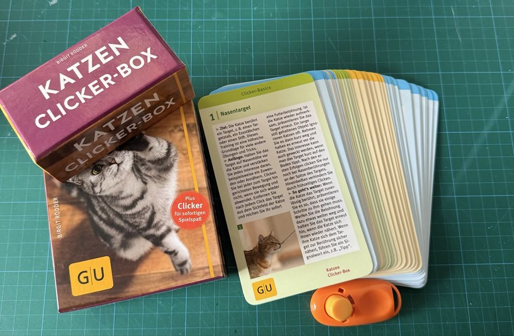Katzen Clicker-Box von GU, neuwertig, inkl. Clicker🐱🐈‍⬛ (Gebraucht) in ...