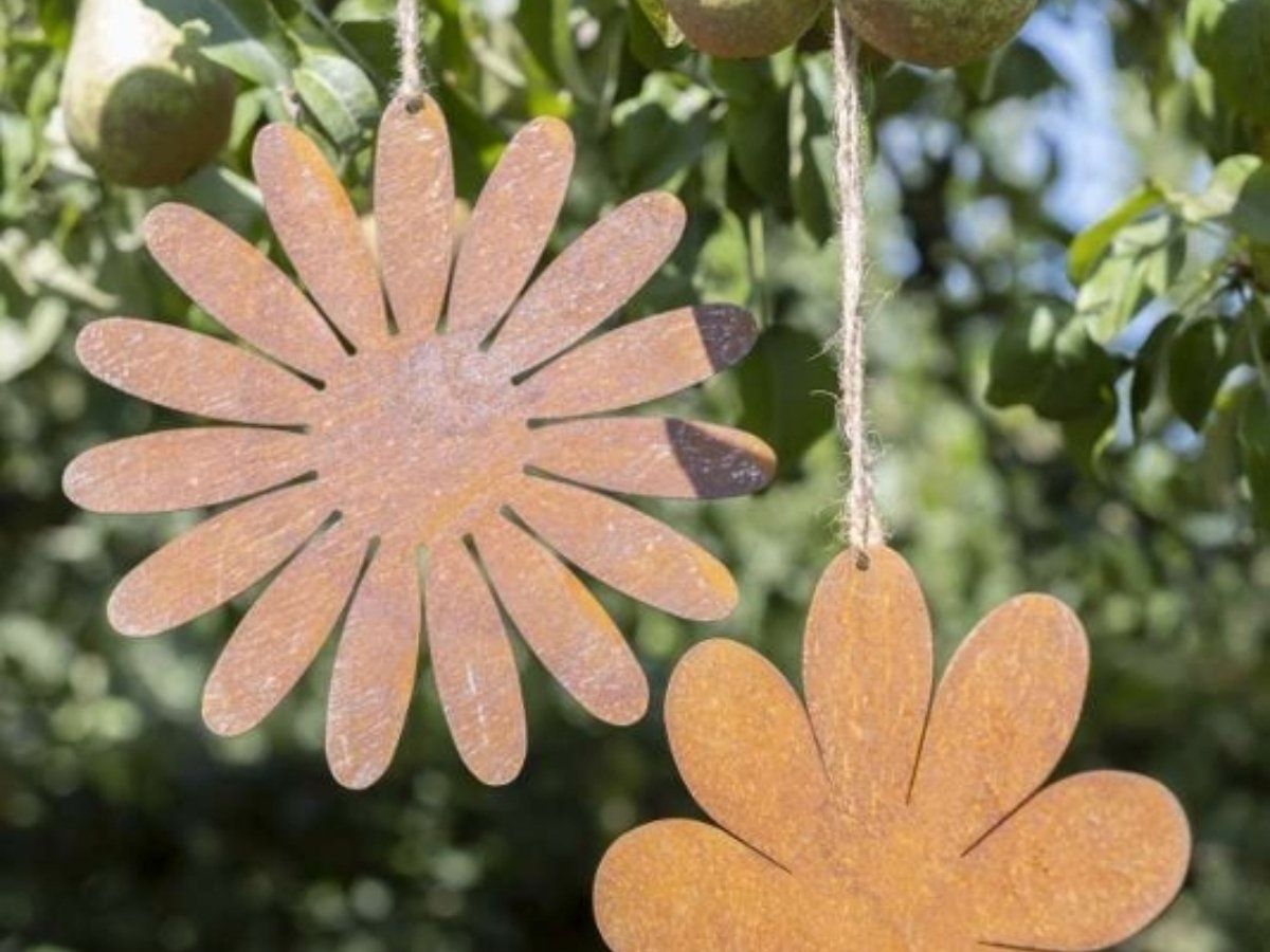 Tutte le decorazioni: Metallblumen Rost Set 20cm – Nuovo e nell'imballaggio originale da Matzendorf venduto da Gartendeko-Shop 1