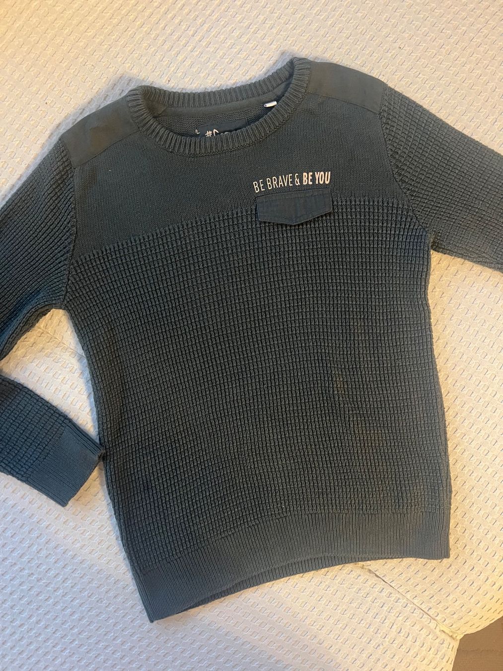 Pullover & Sweatshirts: STRICKPULLOVER NEU OLIVE GR 128 – Neu (gemäss Beschreibung) aus Basel von theo-g77