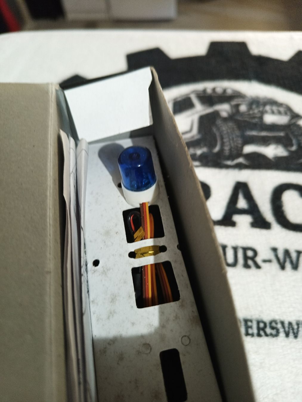 RC Modellbau: 1:10 Polizei Led blau RC Car – Neu (gemäss Beschreibung) aus Rapperswil /Be von HS-Racing 1