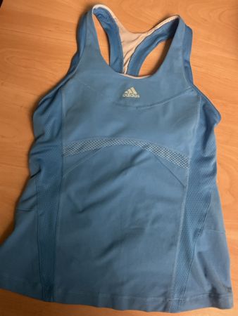 Damen Running Top Adidas Gr.38/40 hellblau ClimaCool 